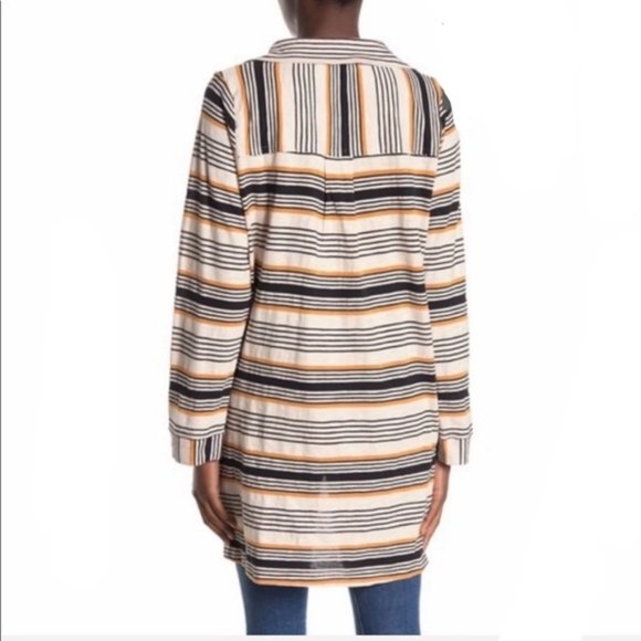 Free People Beach Striped Day Pullover - Picture 2 of 3